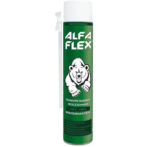 Монтажная пена ALFA Flex 40 всесезонная до 40л. 609гр.