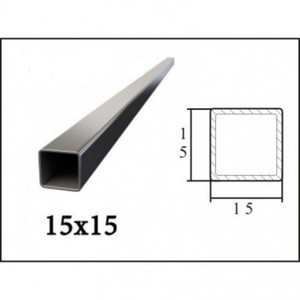 Труба профильная квадрат 15*15*1,5 (6м)