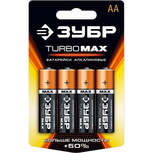 Батарейка алкалиновая TURBO MAX 59206-4C применяется в качестве источника энергии