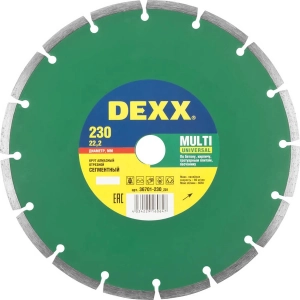 Алмазный диск отрезной DEXX 36701-230_z01