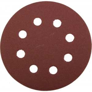 Круг шлифовальный из абразивной бумаги на велкро основе ЗУБР 35560-115-180